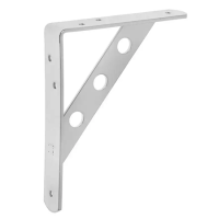 Кронштейн усиленный с полимерным покрытием 200х150 белый